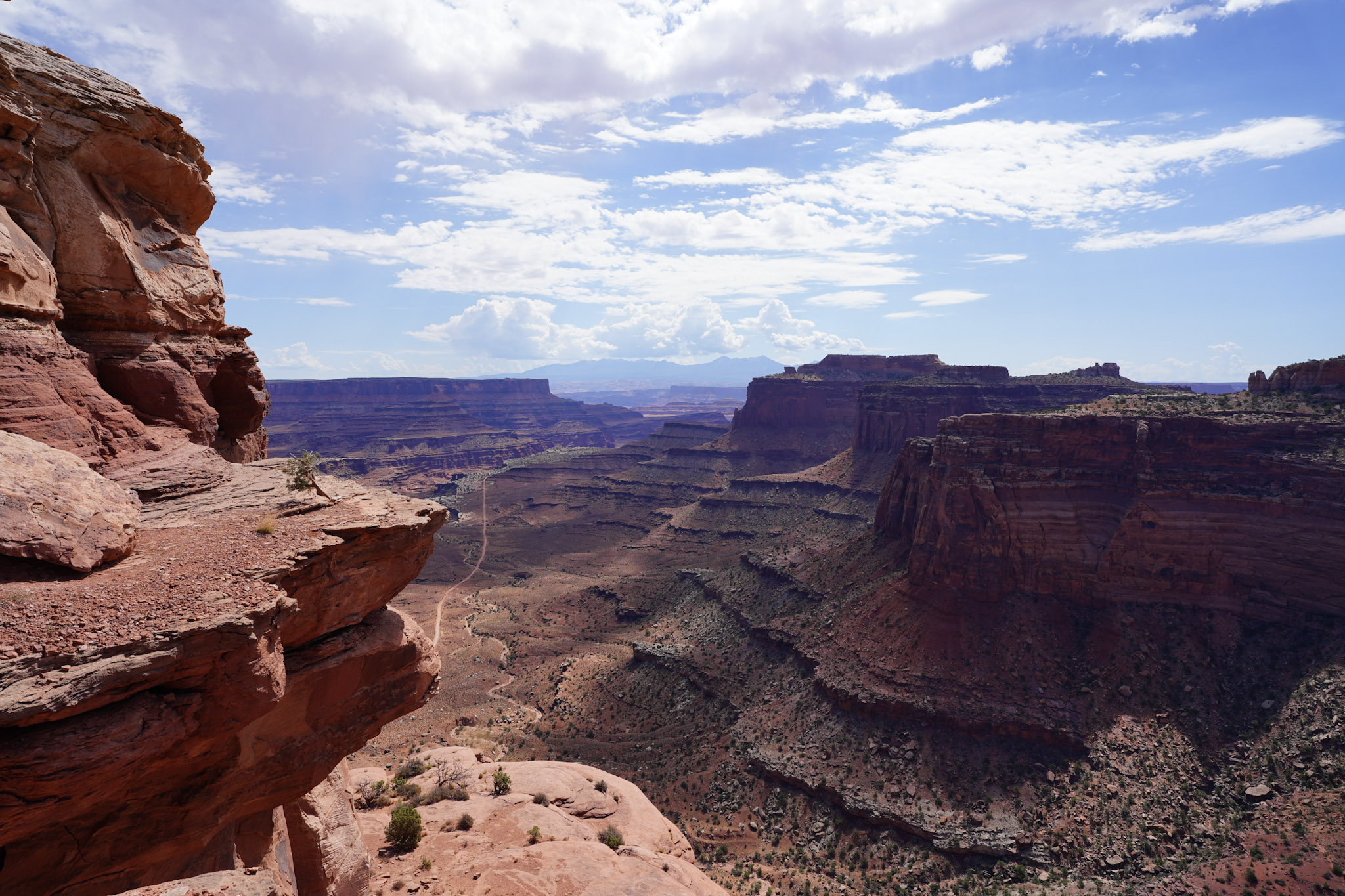 landscape view of canyon in moab, ut